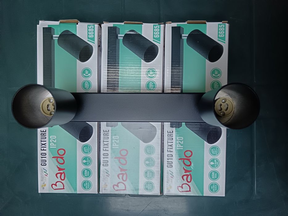 Лед таванна,стенна черна лампа спот