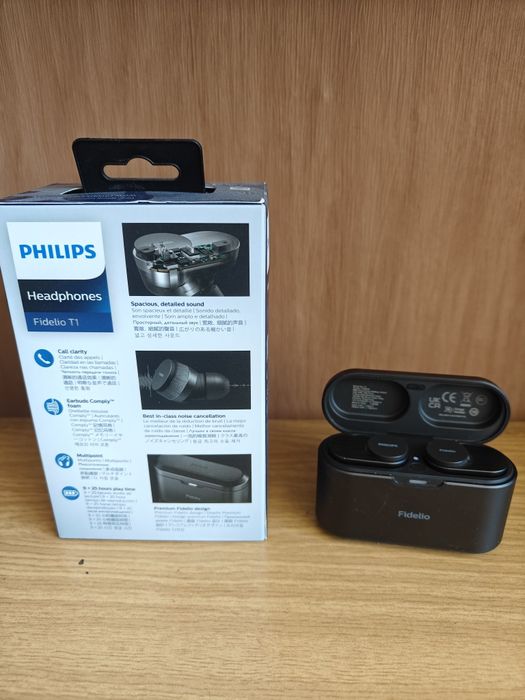 Безжични слушалки Phillips Fidelio T1BK/00 черни