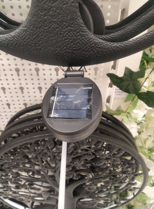 Соларно декоративно дърво Мавро с птици МЕТАЛ Ø40см