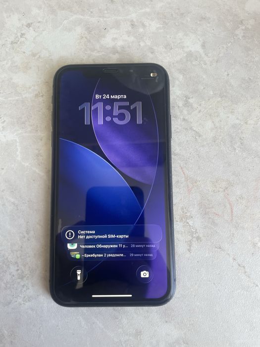 Айфон 11  черный