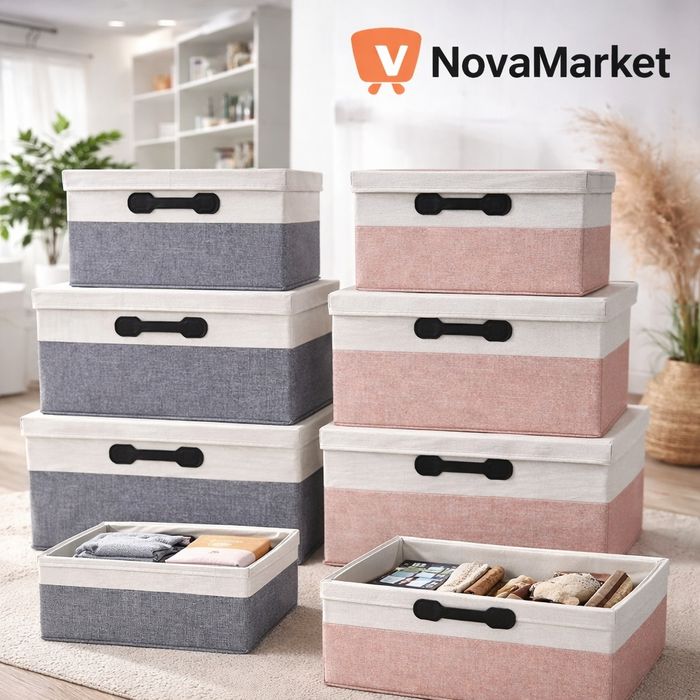 Контейнеры для хранения вещей с крышкой