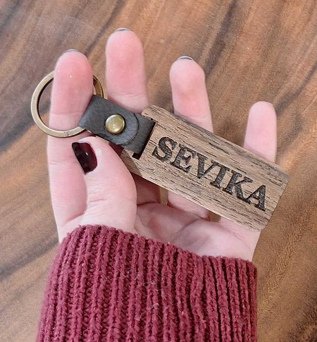 Дървен ключодържател Arcane / League of Legends