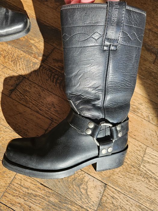 Cizme western cowboy Bill Montana biker mărimea 40