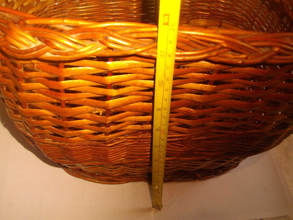 Стара Битова Кошница От Ракита-Голяма-От Соца-540х380х270мм-Отлична