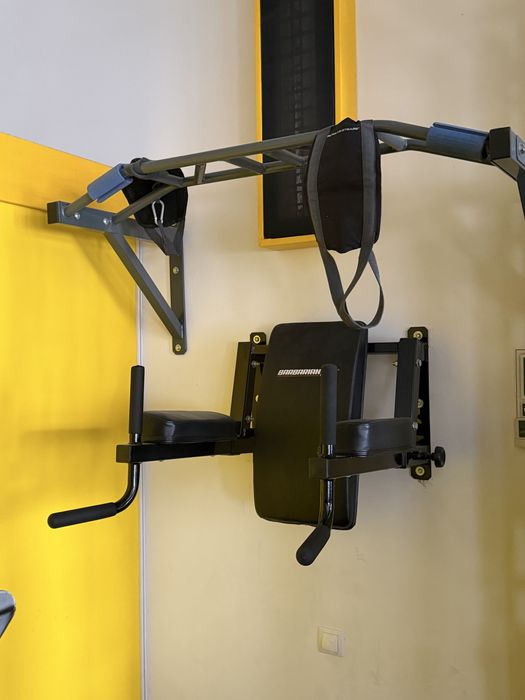 Vand set spaliere din fier,bara tractiuni si ab/dip wall mount