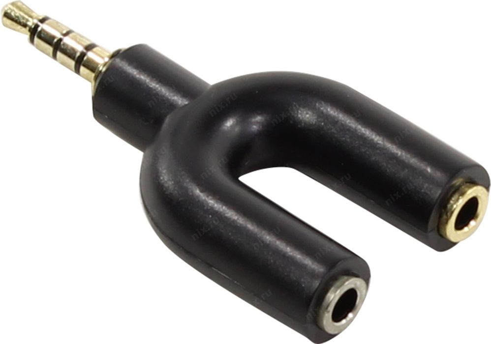 продам новый переходник 1хMini jack выход папа / 2хMini jack вход мама