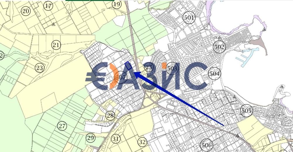 Продава се Парцел в Царево - 1934 кв.м за 20 €/кв.м - Снимка #1