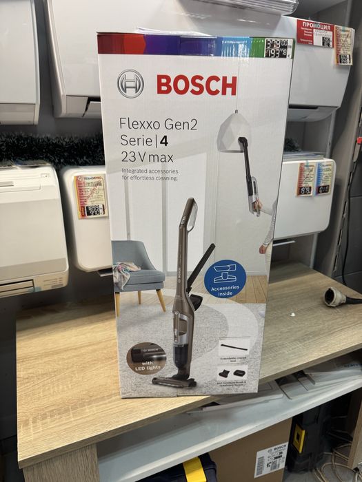 Безкабелна прахосмукачка BOSCH ! НОВА + 2 ГОДИНИ ГАРАНЦИЯ !