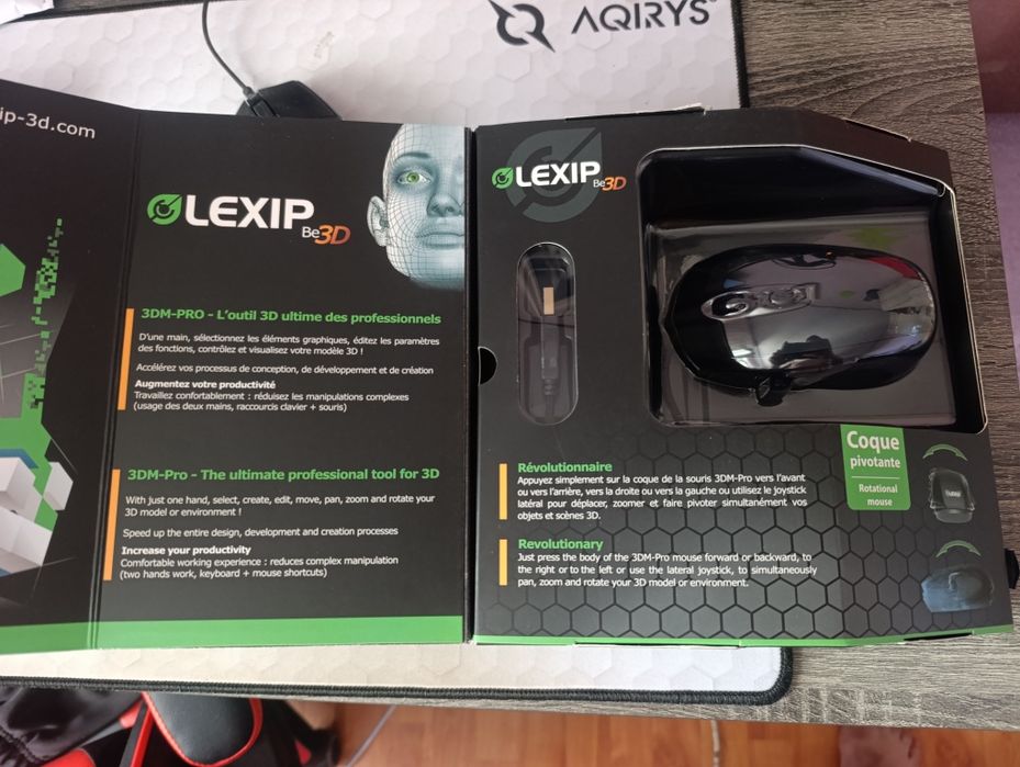 Lexip Be3D 3DM-Pro – Mouse 3D profesional, nou, în cutie