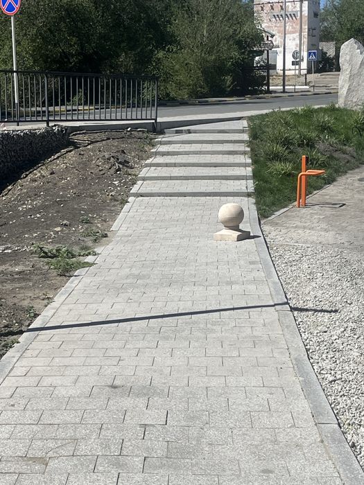 Укладка брусчатки