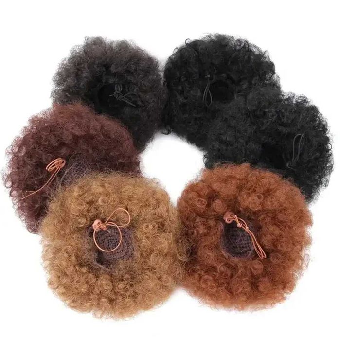 Extensie Coadă Afro Puff – Volum Natural