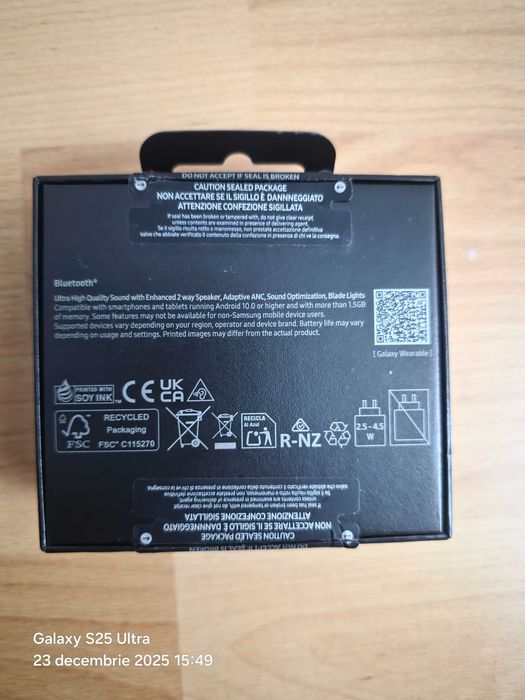 Casti bluetooth Samsung Galaxy Buds3 Pro, White