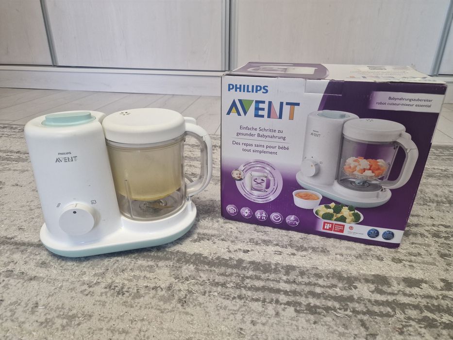 Aparat 2 în 1 Philips Avent Essential – Gătit la abur și Blender