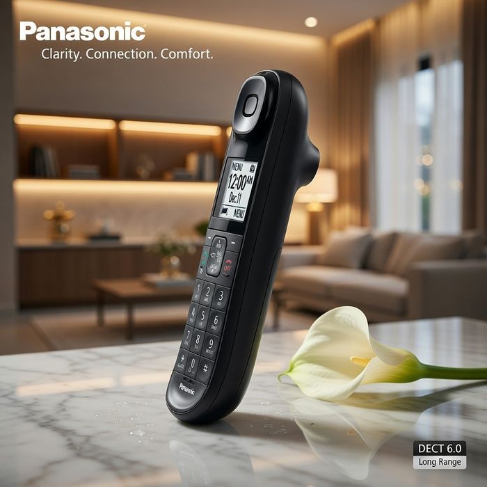 Радиотелефон Panasonic KX-TGL432 с двумя трубками и автоответчиком