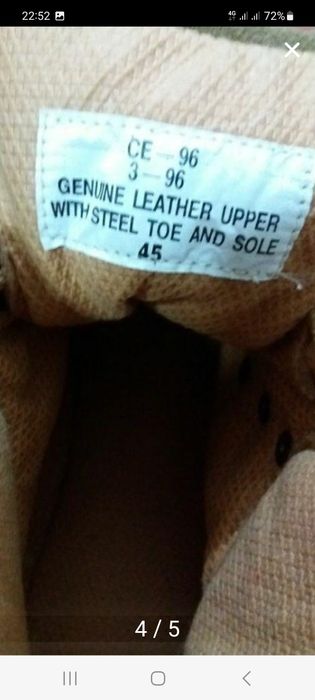 Vind bocanci munca piele marimea 45