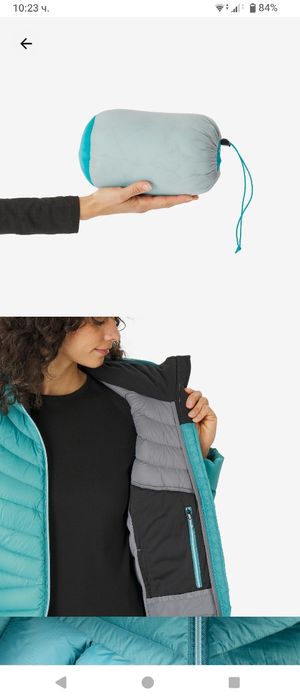 Много топло дамско яке с гъши пух