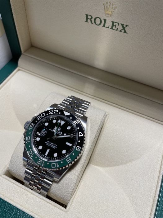 Часовник Rolex GMT Master ll Sprite Black Dial Jubilee