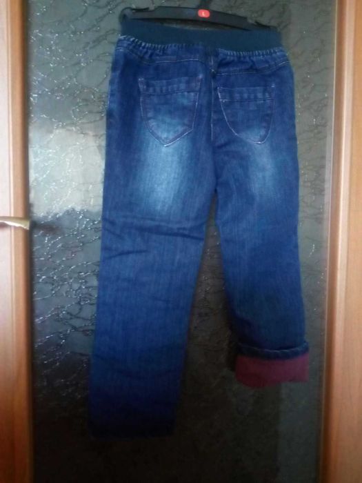 Детски дънки с подплата - Унисекс размер 110