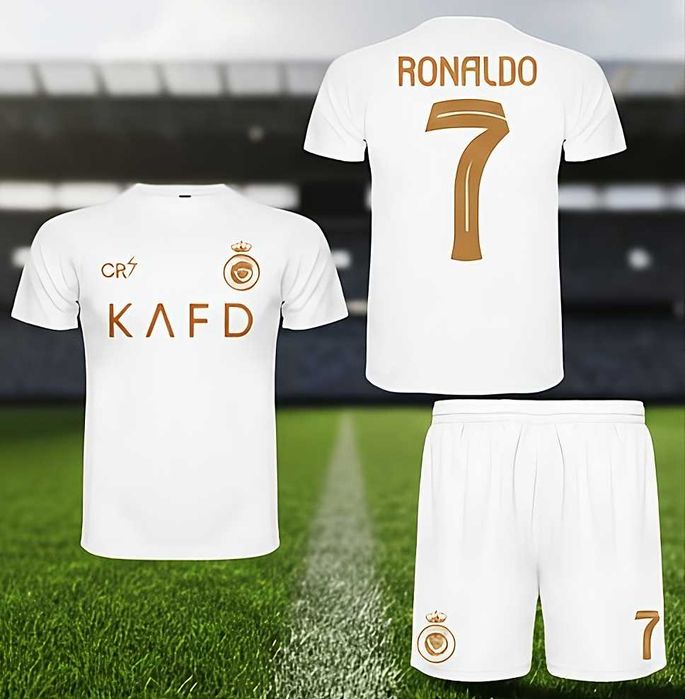 NEW! DRI-FIT екипи CR7 Ronaldo Роналдо AL NASSR! Име и НОМЕР по избор