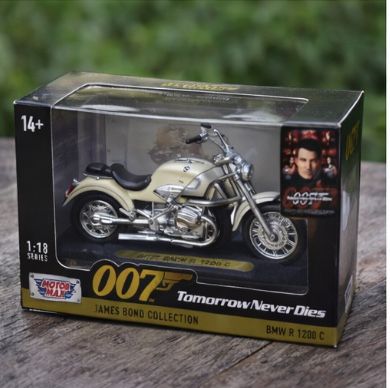 BMW R 1200 C – 007 James Bond | Machetă 1:18 NOUĂ