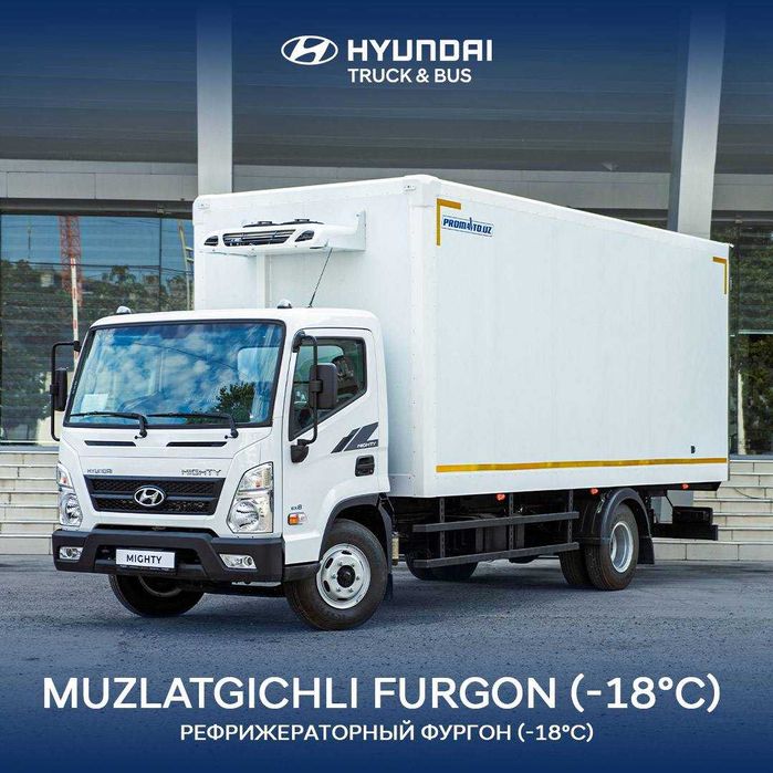 Hundai Mighty EX8 Рефрижераторный автофургон (-20 с)