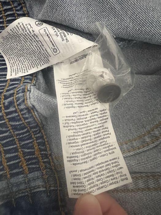 Geaca de blugi crop OBJECT denim mărimea S premium 80’s model