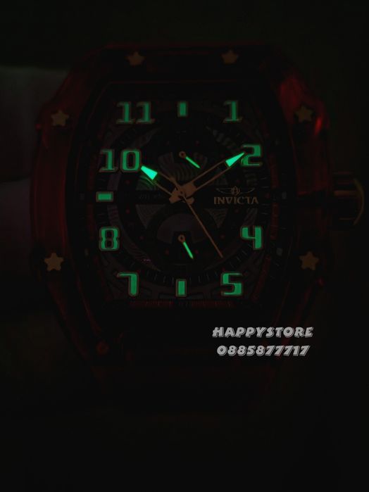INVICTA Cyclone Orange/Gold 49 mm, Инвикта нов мъжки часовник