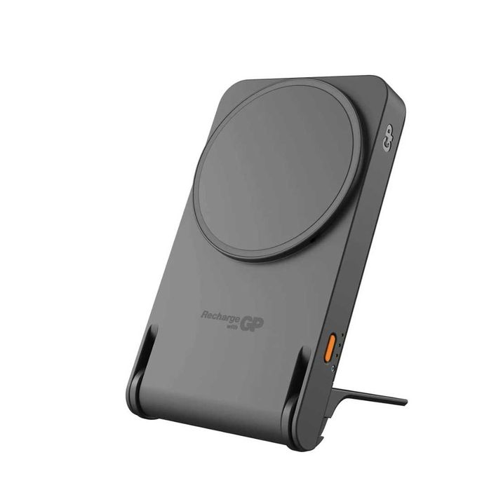 Incarcator magnetic + baterie GP 2-in-1 Wireless PowerBank 5000mAh