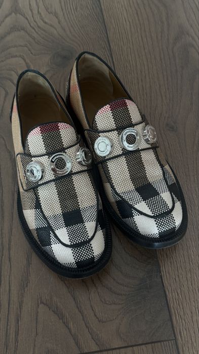 Лоферы Burberry оригинал 37 размер
