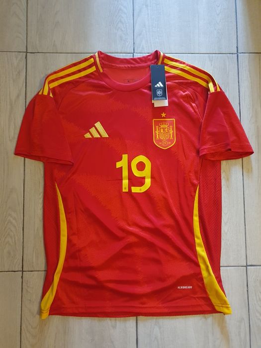 Tricou Fotbal Spania-Lamine Yamal #19