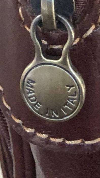 Раница от естествена кожа