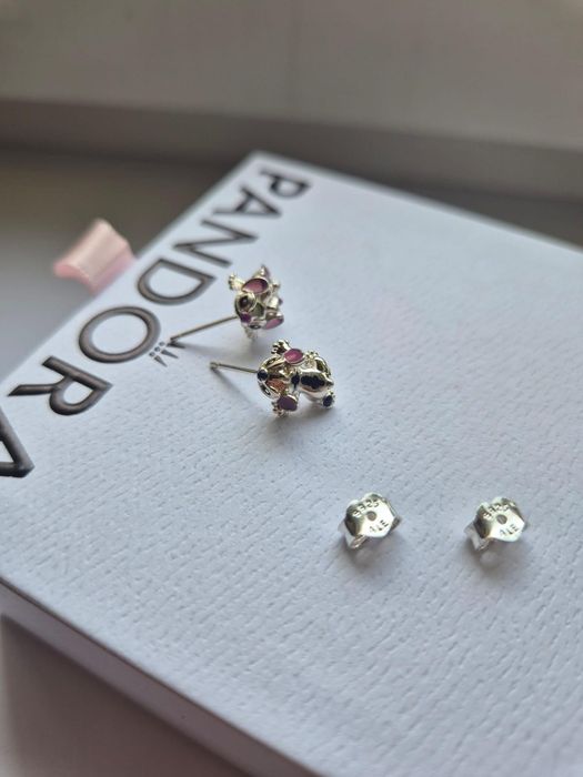 Cercei Stitch din argint  cu stanta S925 ALE