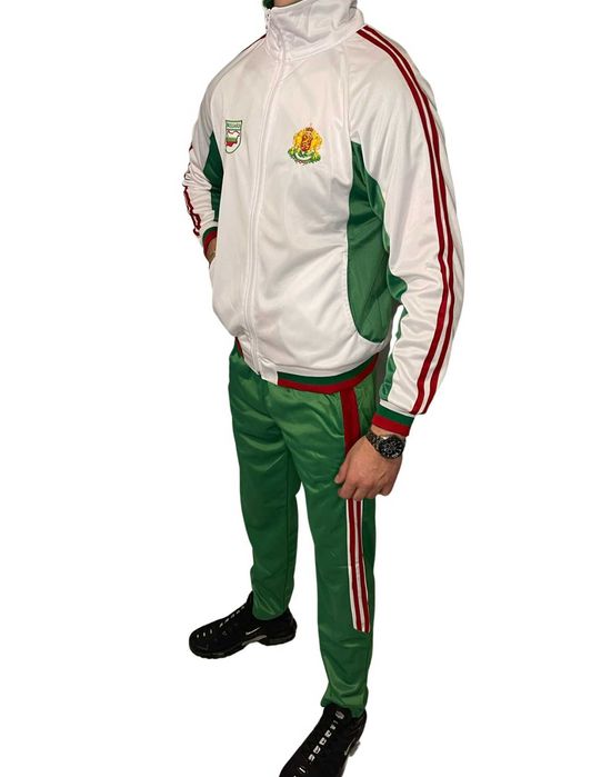 спортен комплект БЪЛГАРИЯ,бяло горнище