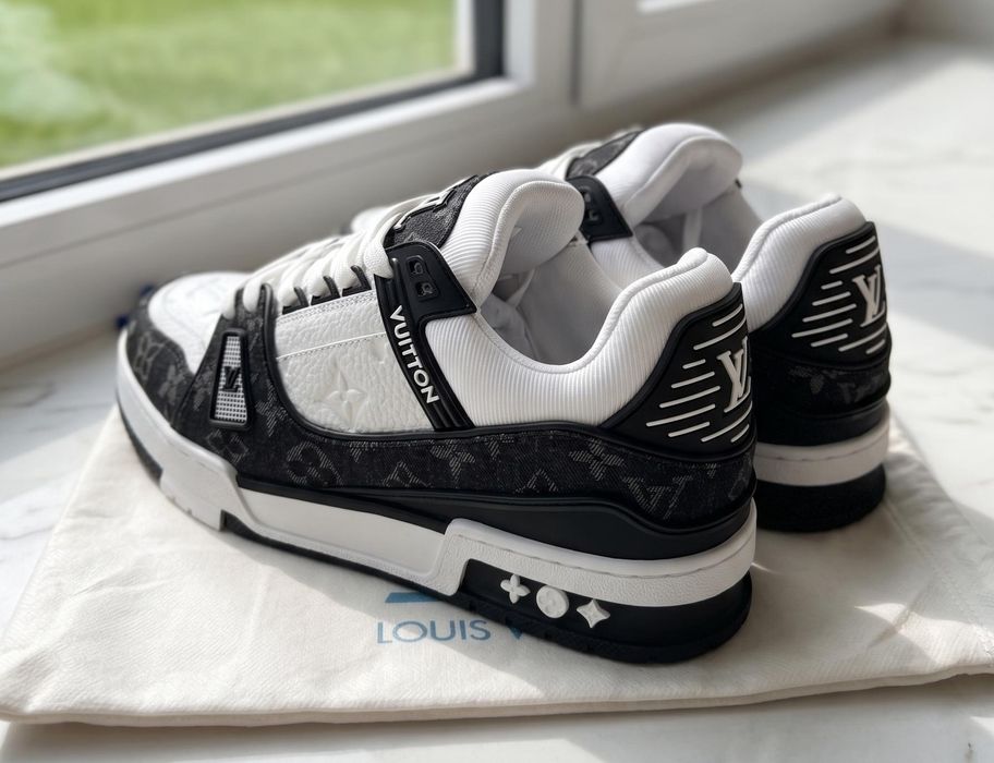 Adidasi LV Trainer Negru Alb - Calitate Premium