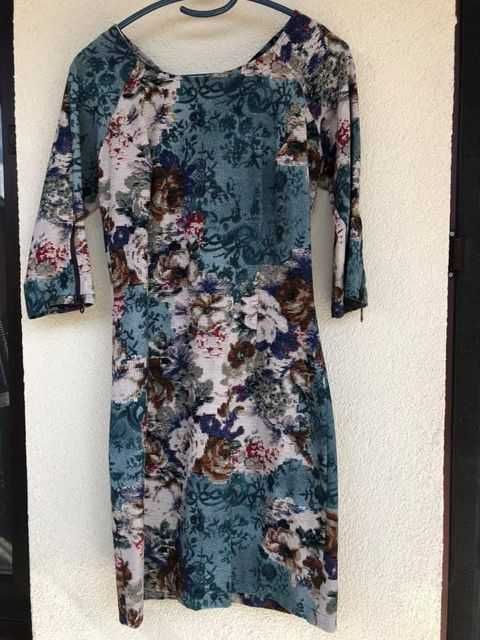 Rochie noua alb cu negru mărimea 38