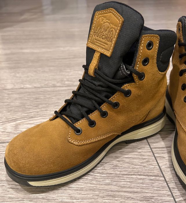 Ghete piele de iarna Quechua - Baieti