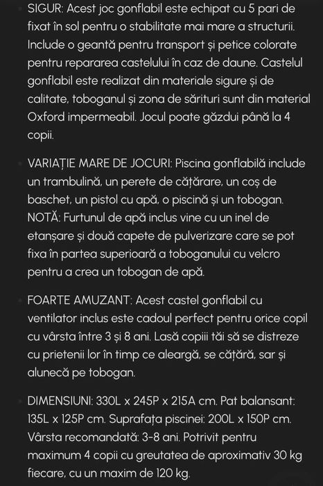 Loc joaca pentru copii