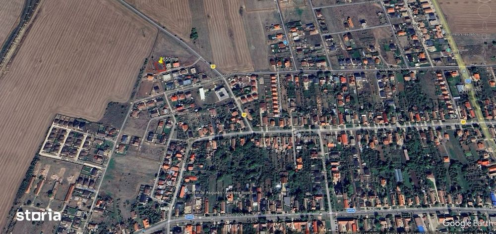 Teren intravilan  Sanandrei - 650 mp.
