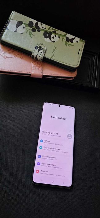Samsung Galaxy S20+COSMIC BLACK- 8GB RAM 128GB-Неразличим от нов! Оригинален дисплей! Пълен комплект!