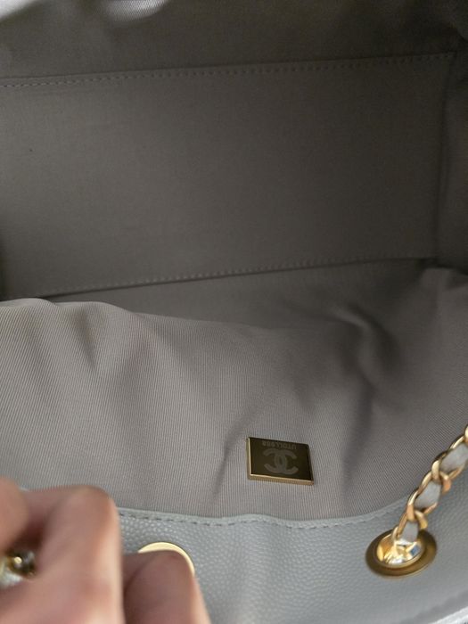 Налична чанта Chanel Hobo 25S синя