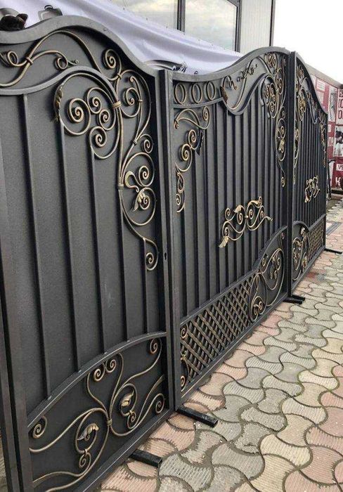Металлические Железные Ворота навес, перилла, ворота darvoza
