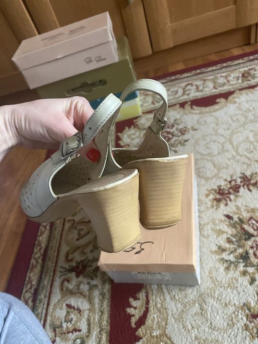 Pantofi-sanda piele naturala