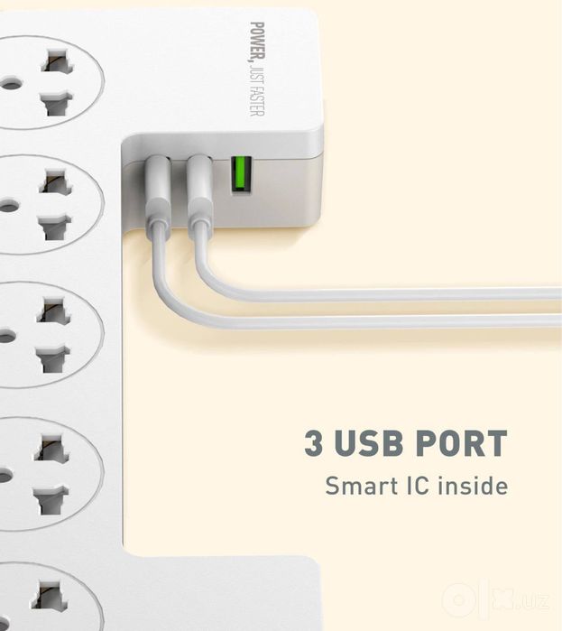 Удлинитель пилот power strip box в офис сетевой фильтр в ташкенте