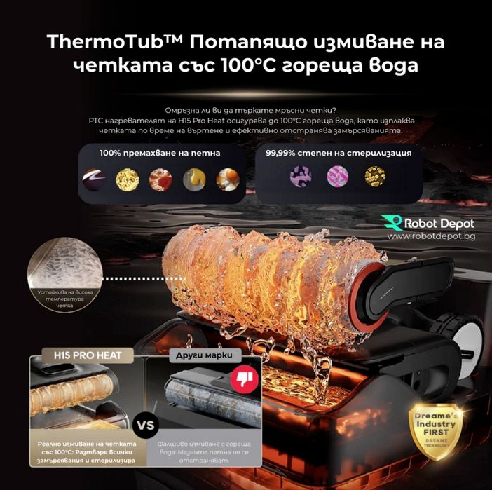 Dreame H15 Pro – Отлично състояние + 6 месеца гаранция