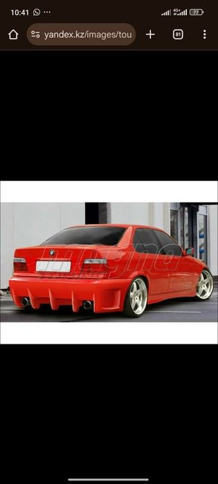 Тюнинг задний бампер на BMW E36