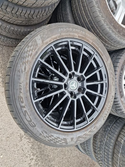 Гуми с Джанти за Mercedes S class 245/50 ZRF18 W222 Kumho dot 2024