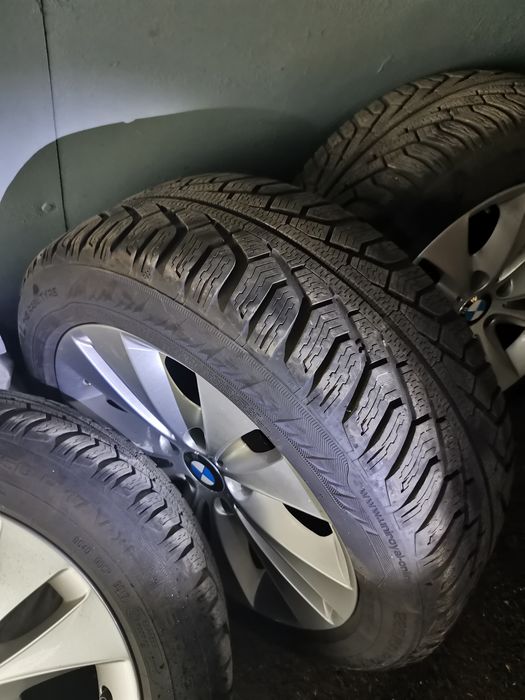 Конплект четири джанти с гумите като нови за BMW.