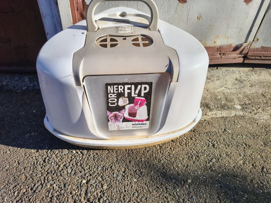 Litieră pisici alba
