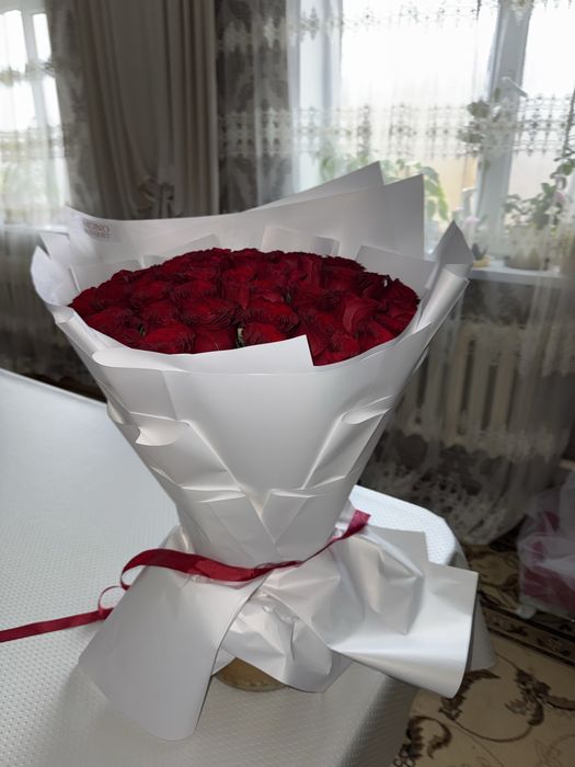 цветы свежие 51 роза