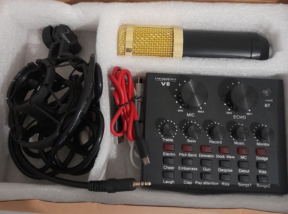 Микрофон V-8pro для стрима